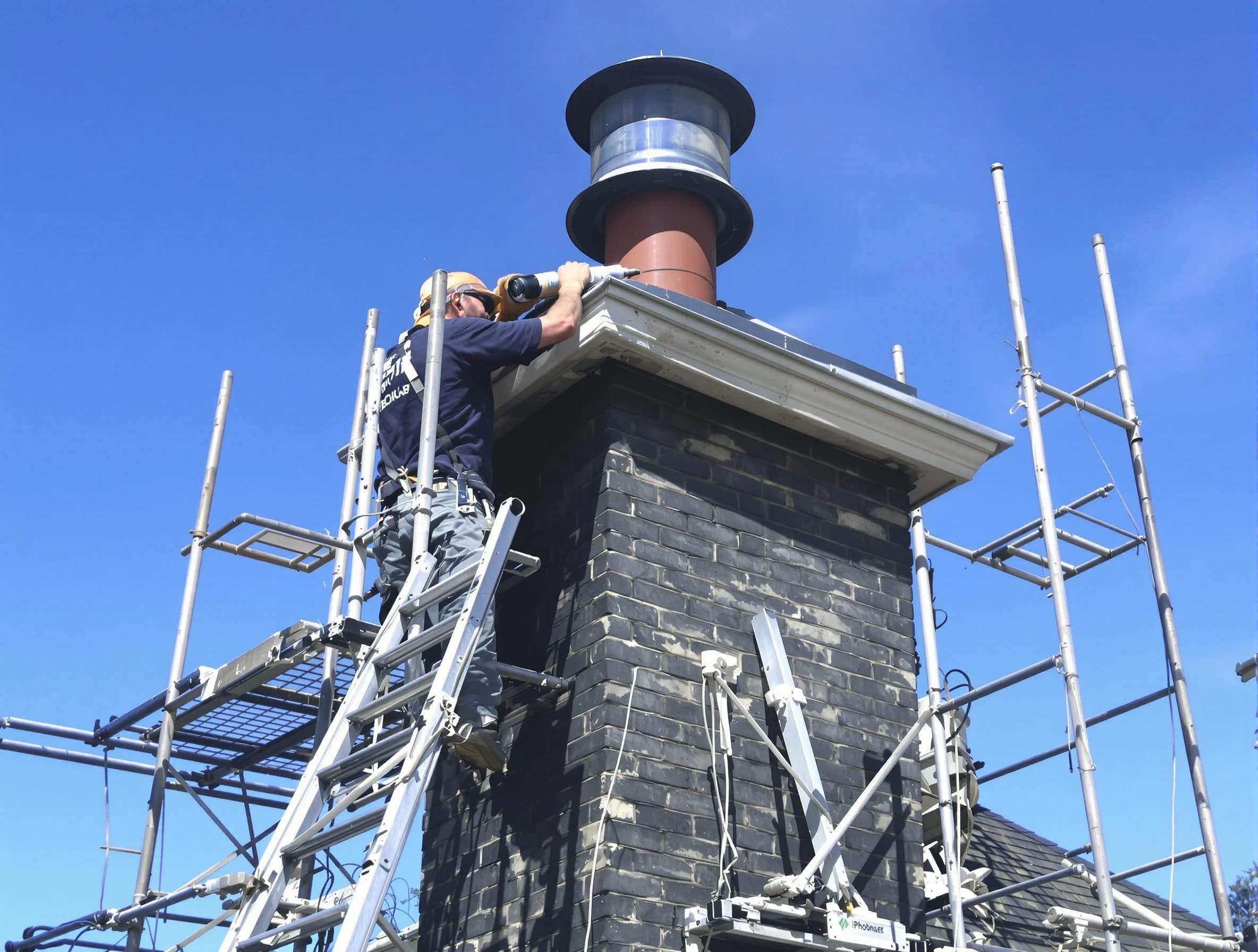 Sturdy chimney crown finished by Kimberly Chimney Sweep in Kimberly, AL