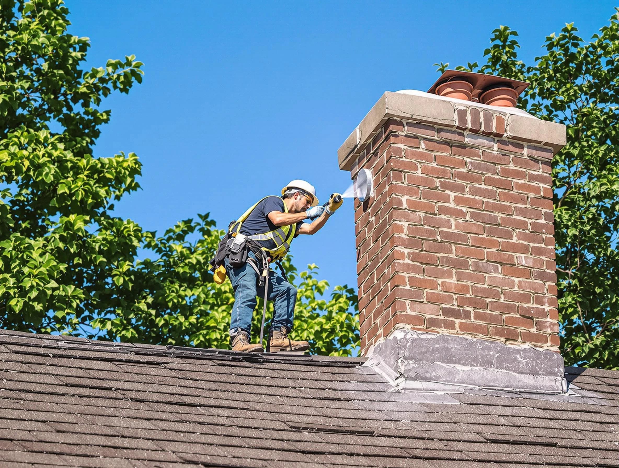 Kimberly Chimney Sweep performing an inspection with advanced tools in Kimberly, AL
