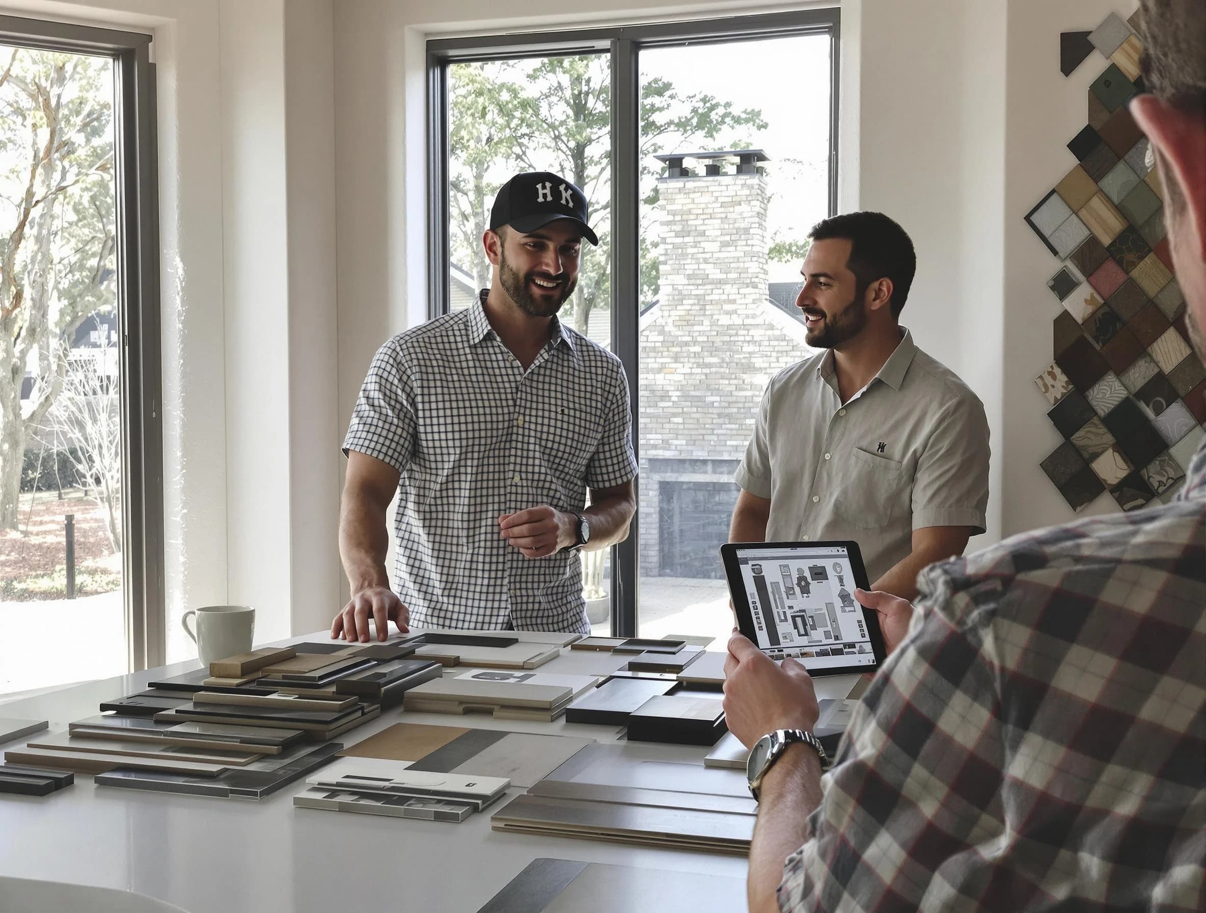 Kimberly Chimney Sweep remodeling a chimney and fireplace in Kimberly, AL