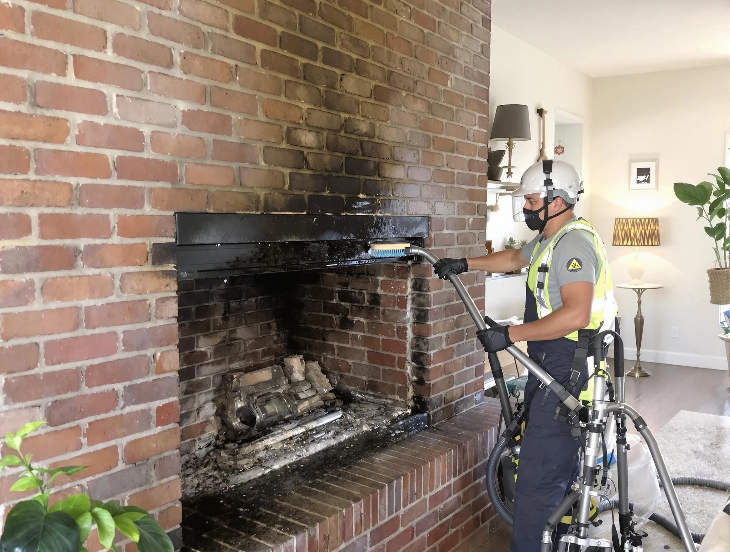 Kimberly Chimney Sweep providing fireplace cleaning services in Kimberly, AL