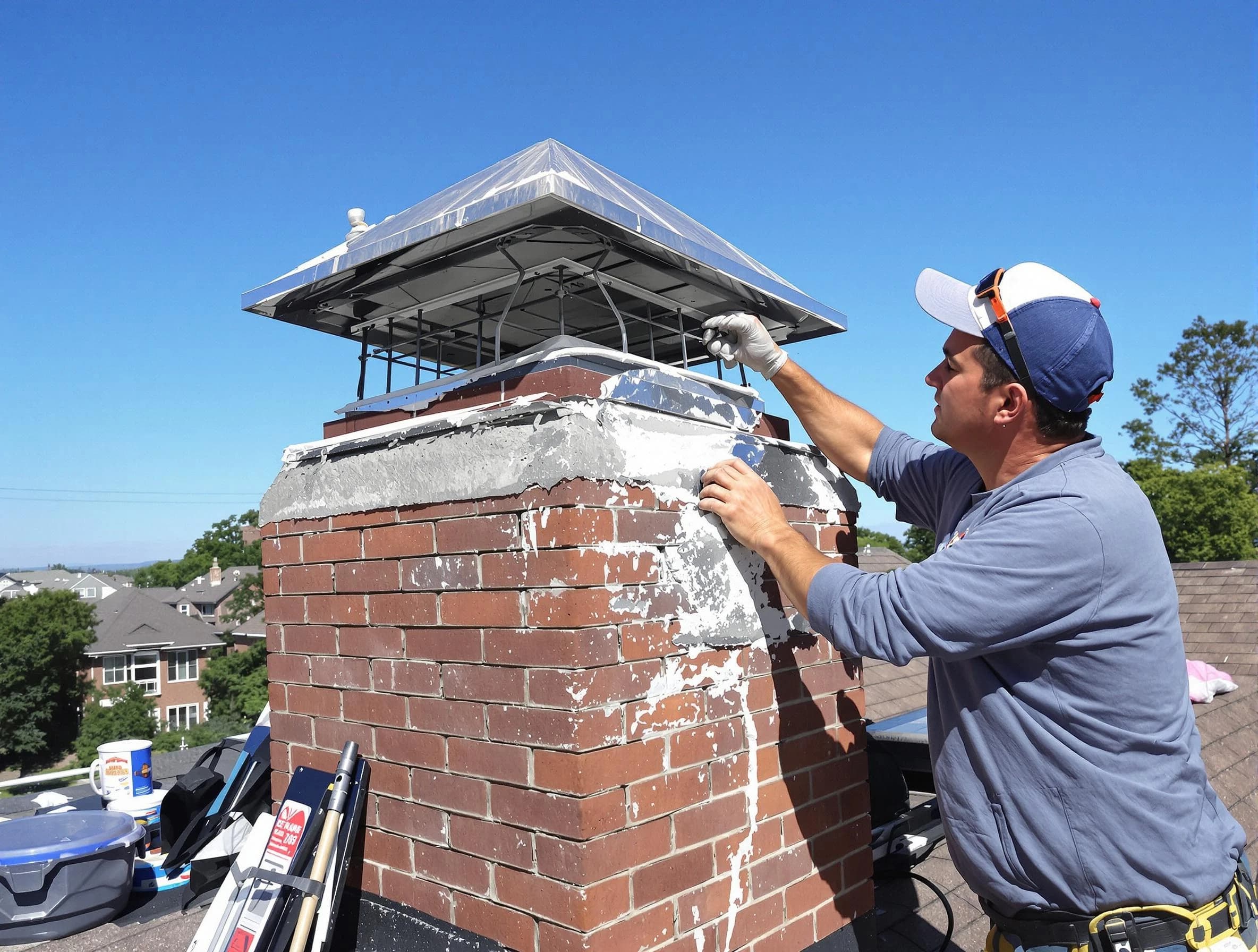 Chimney Crown Services service in Kimberly, AL