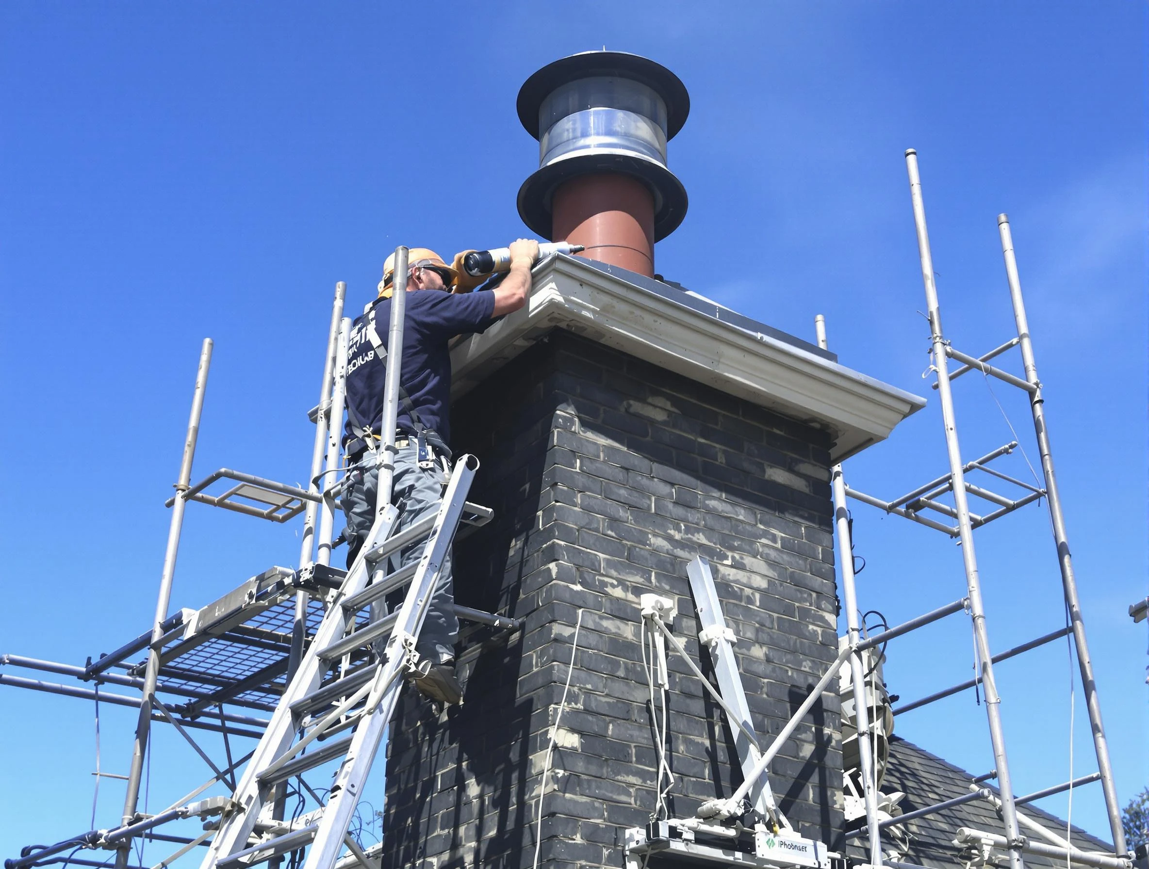 Sturdy chimney crown finished by Kimberly Chimney Sweep in Kimberly, AL