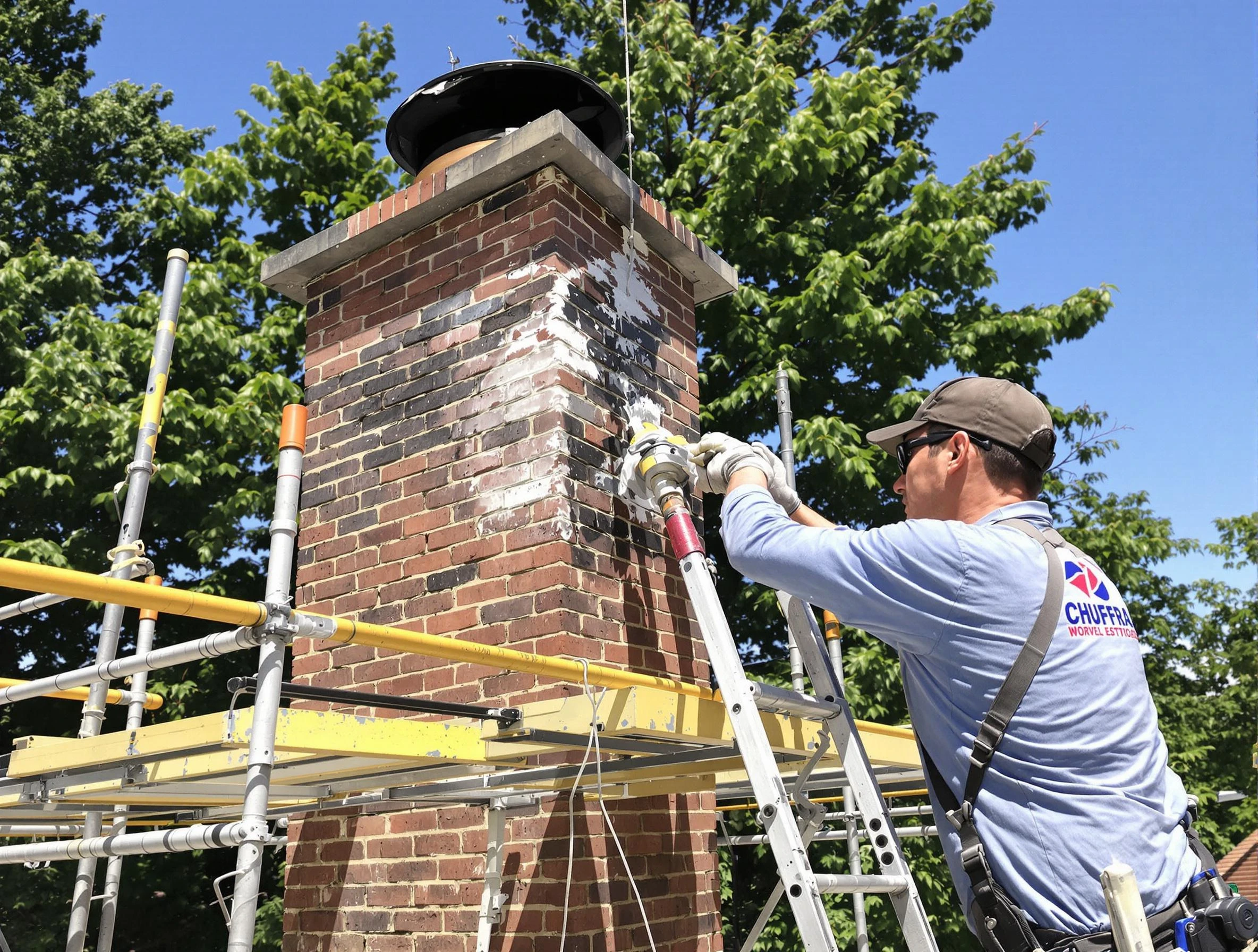 Structural chimney repair by Kimberly Chimney Sweep in Kimberly, AL